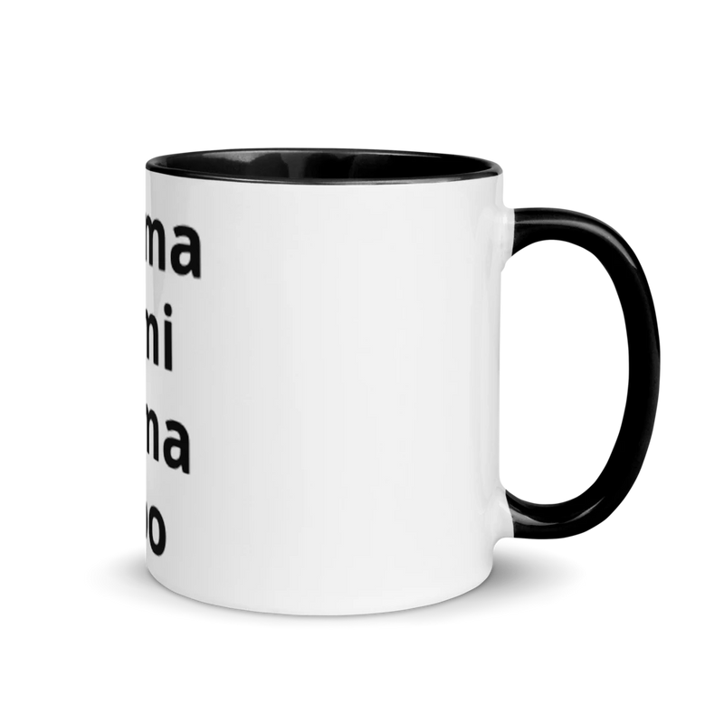 White Ceramic Mug with Color Inside